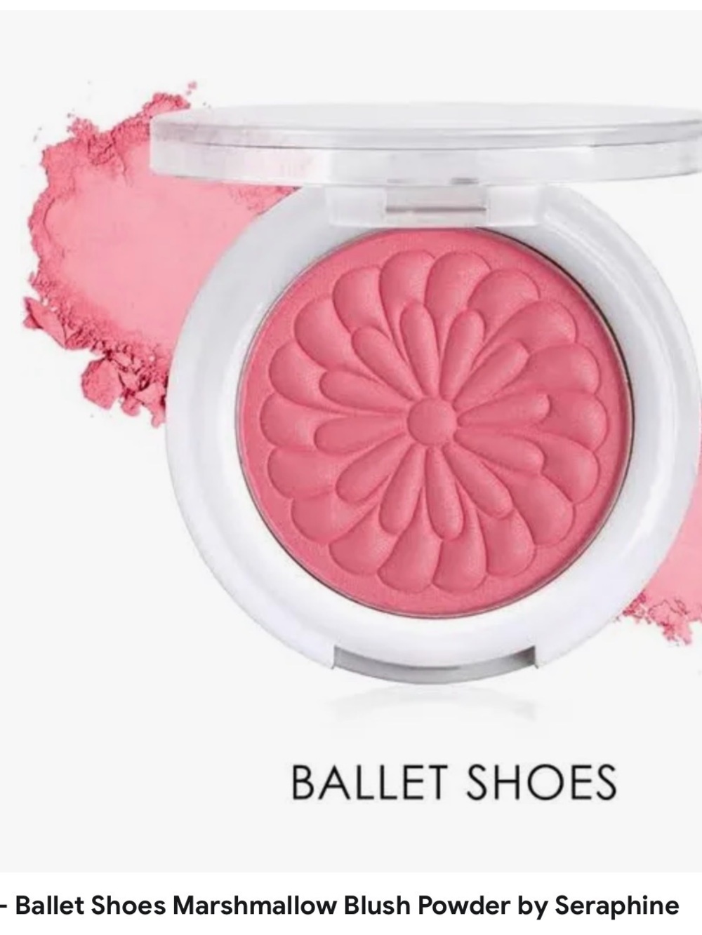 4/25 bundle item. Seraphine Botanicals Marshmallow Blush in Ballet Shoes